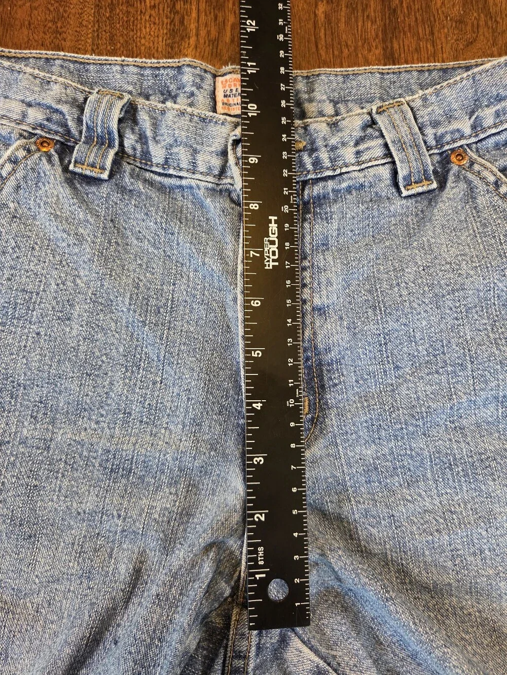 90s Z Cavaricci Denim Shorts Workwear Inspired Chunky Button Flap Pocket Size 29